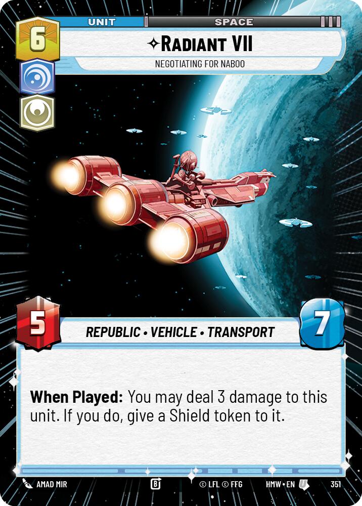Radiant VII - Negotiating for Naboo (Hyperspace)