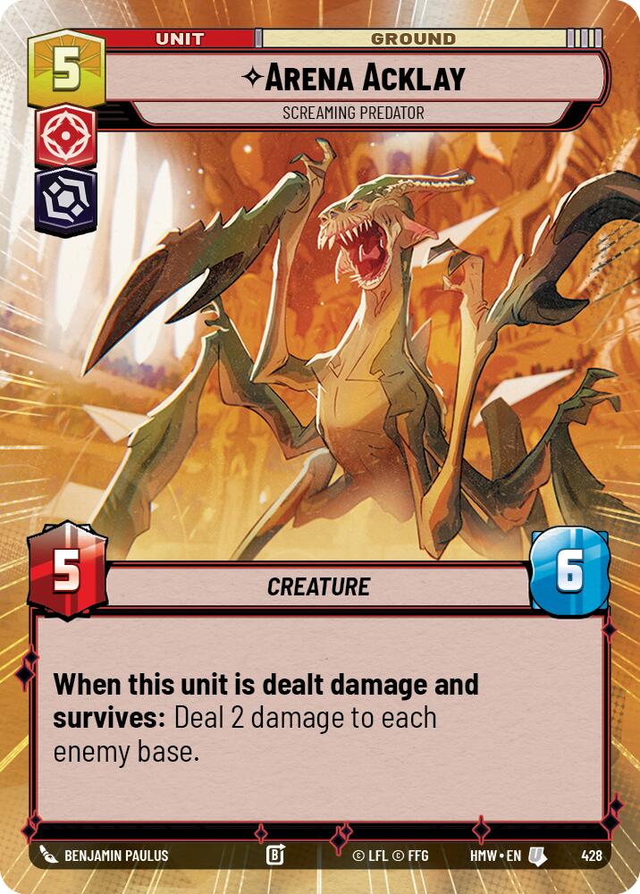 Arena Acklay - Screaming Predator (Hyperspace)