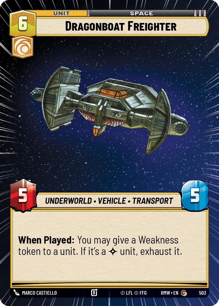 Dragonboat Freighter (Hyperspace)