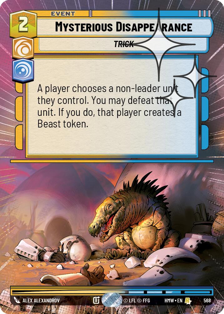 Mysterious Disappearance (Hyperspace Foil)