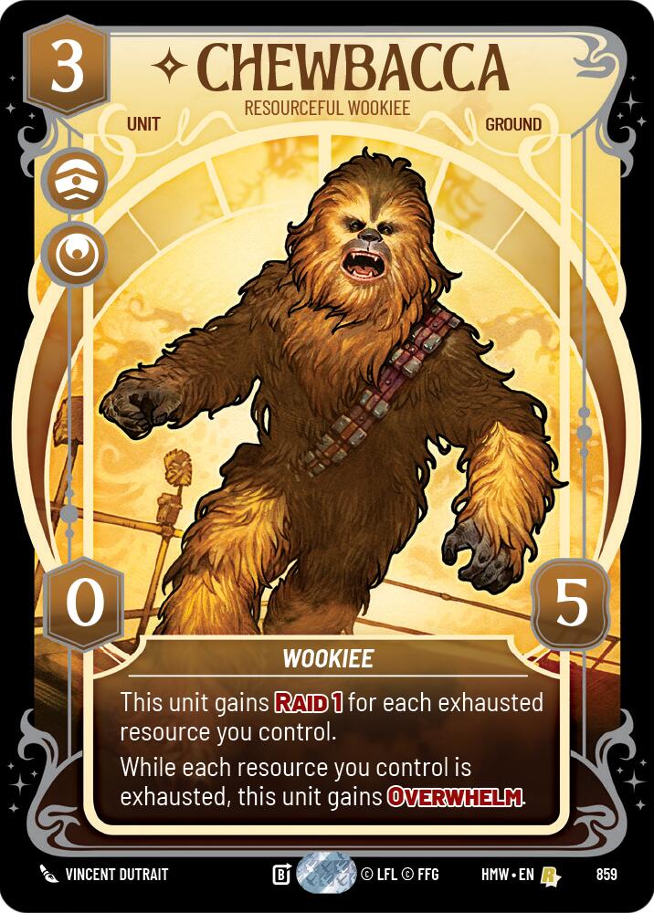 Chewbacca - Resourceful Wookiee (Prestige Foil)