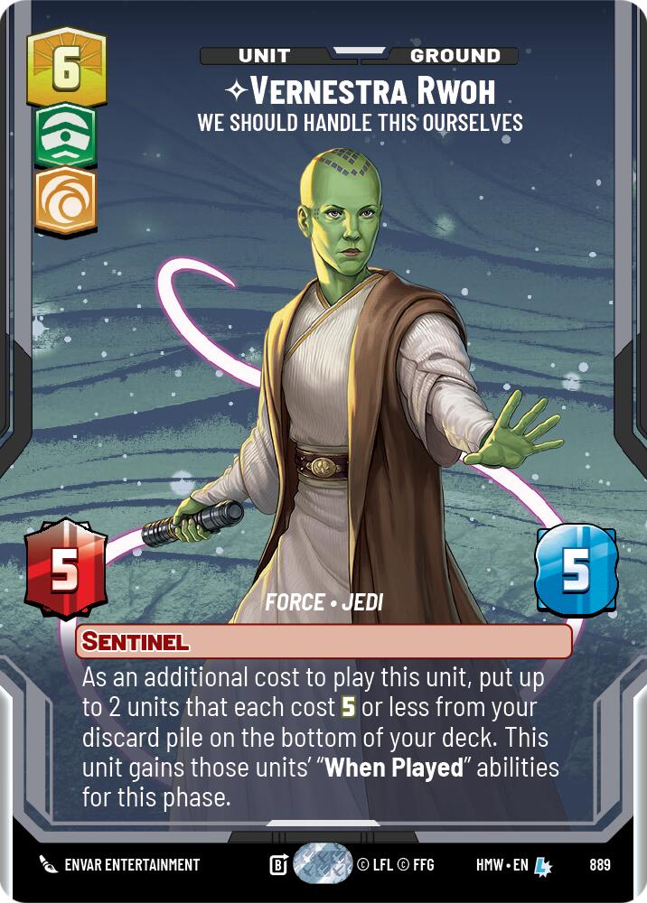 Vernestra Rwoh - We Should Handle This Ourselves (Prestige Foil)