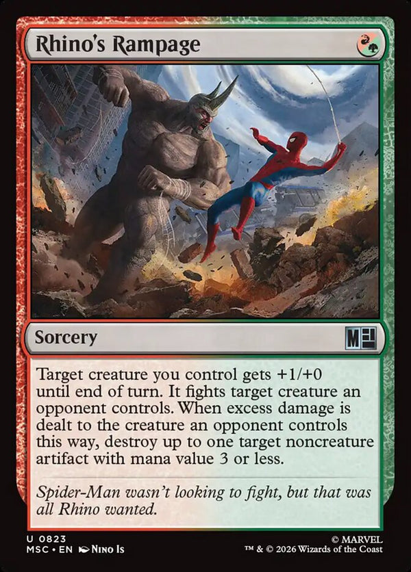 Rhino's Rampage (MSC 823) - Magic: The Gathering