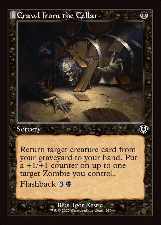 Crawl from the Cellar (Retro Frame)