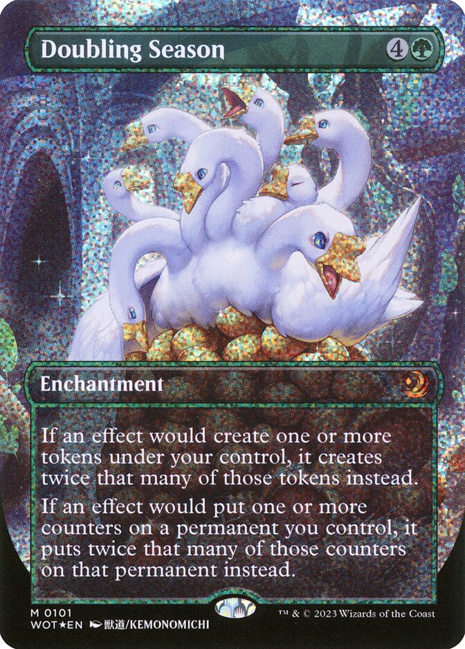 Doubling Season (Anime Borderless) (Confetti Foil)