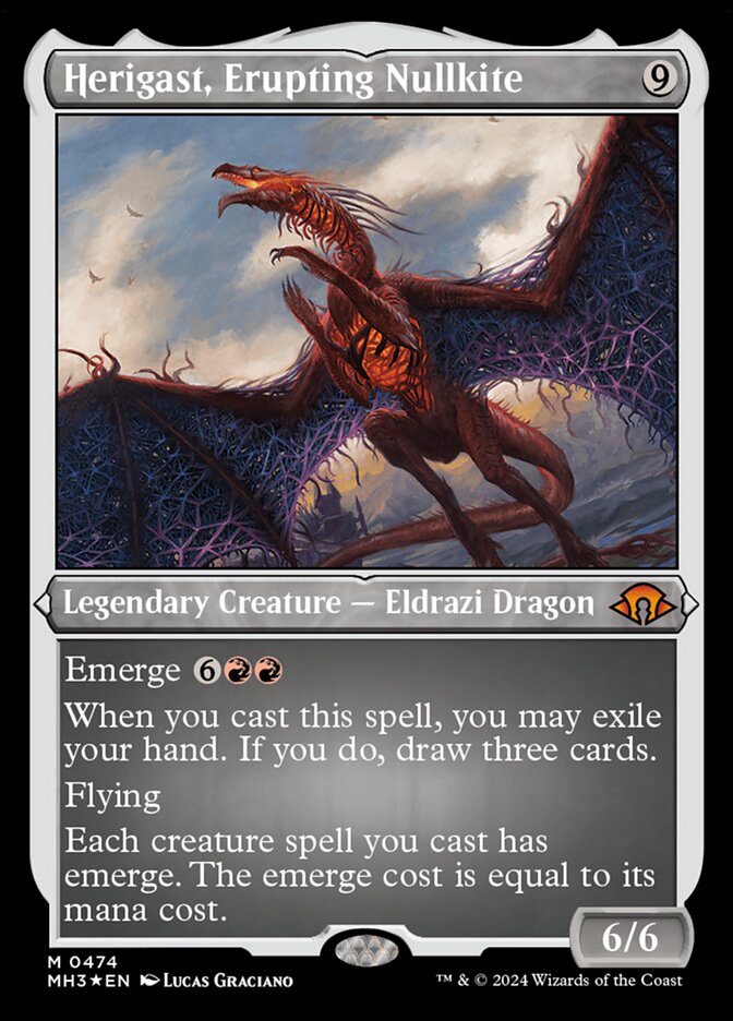 Herigast, Erupting Nullkite (Foil Etched)
