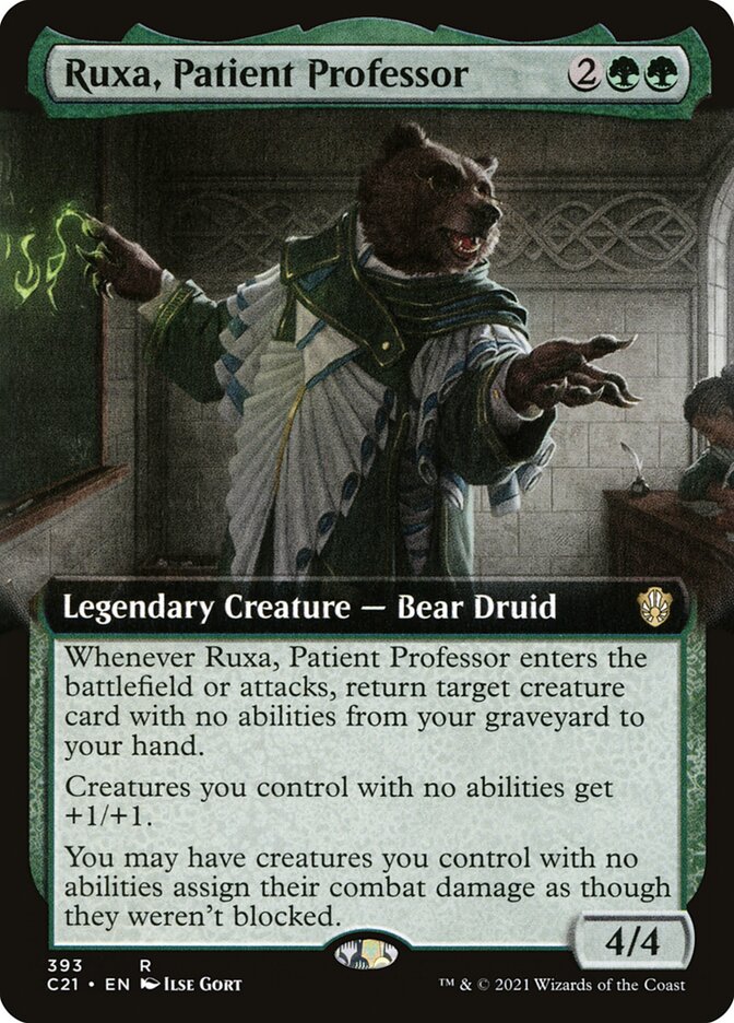 Ruxa, Patient Professor (Extended Art)