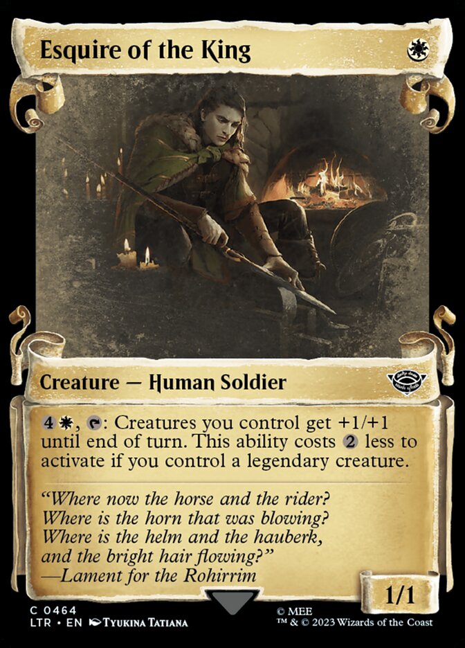 Esquire of the King (Showcase Scrolls)