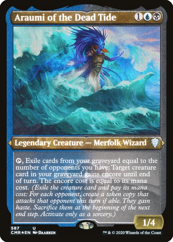 Araumi of the Dead Tide (Foil Etched)