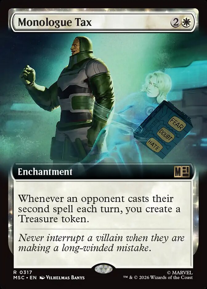 Monologue Tax (Extended Art)