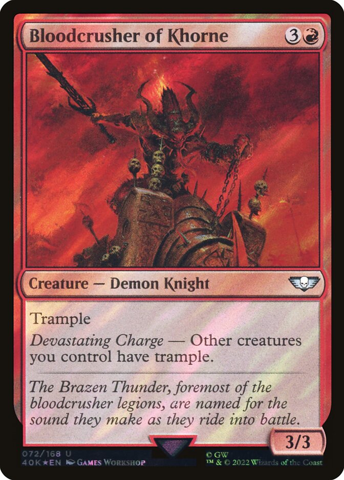 Bloodcrusher of Khorne (Surge Foil)