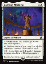 Gideon's Memorial (FRA 198) - Magic: The Gathering