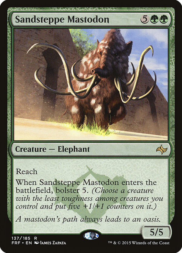 Sandsteppe Mastodon - Magic: The Gathering