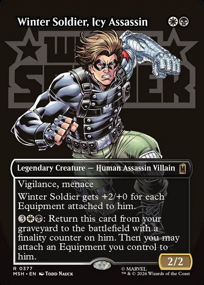 Winter Soldier, Icy Assassin (Borderless)