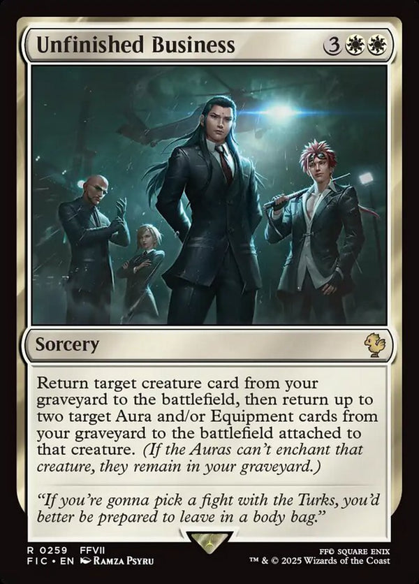 Unfinished Business - Magic: The Gathering
