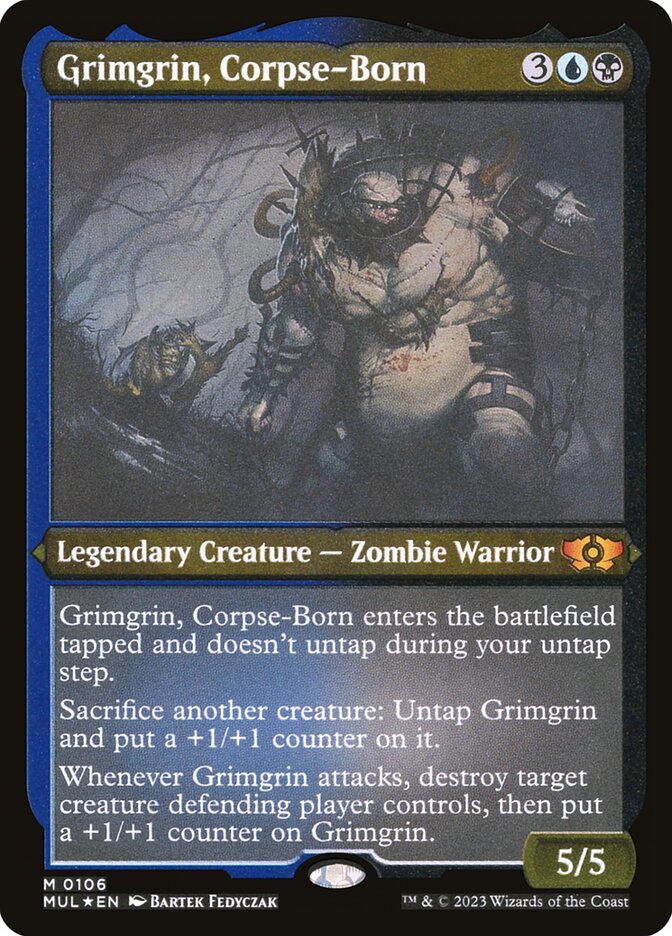 Grimgrin, Corpse-Born (Foil Etched)