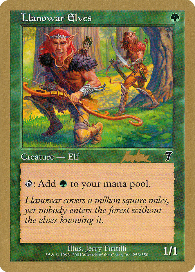 Llanowar Elves - 2002 Brian Kibler (7ED)