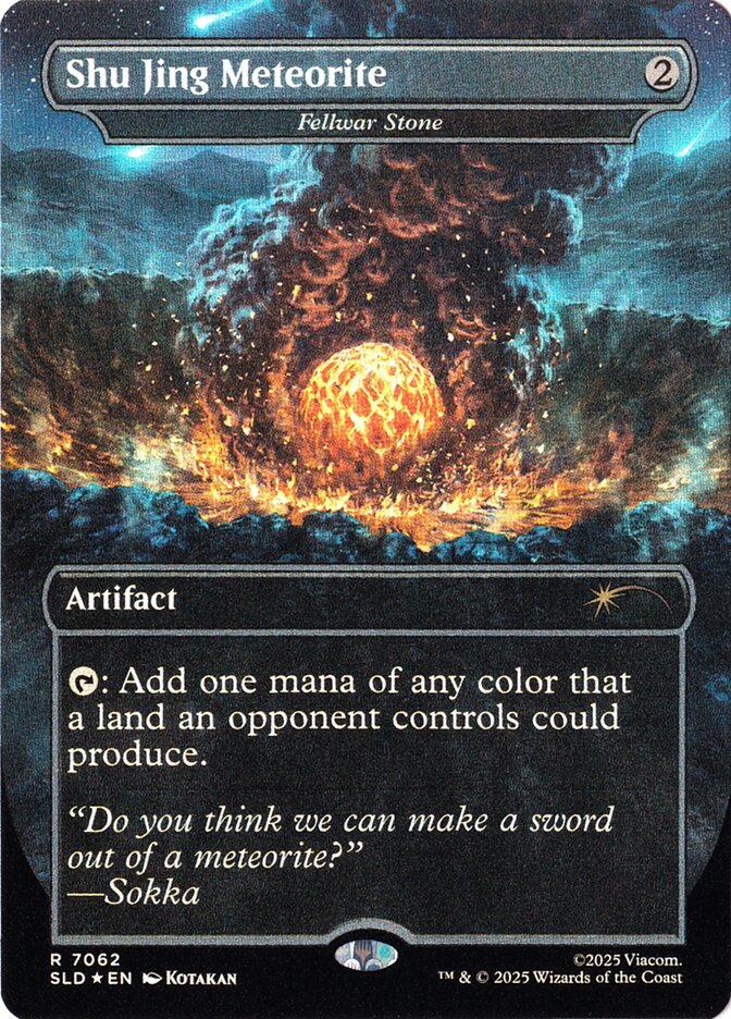 Shu Jing Meteorite - Fellwar Stone (Rainbow Foil)