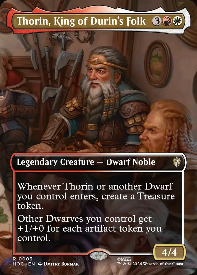 Thorin, King of Durin's Folk (Borderless)