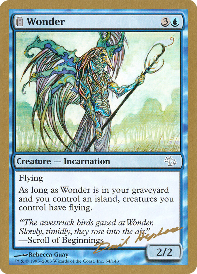 Wonder - 2003 Dave Humpherys (JUD)
