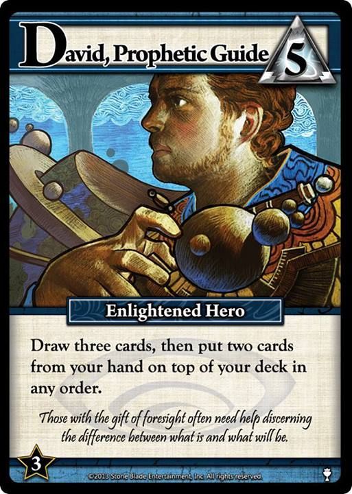 Ascension: David, Prophetic Guide Promo Card