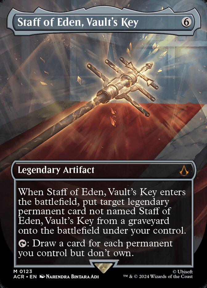 Staff of Eden, Vault's Key (Borderless)