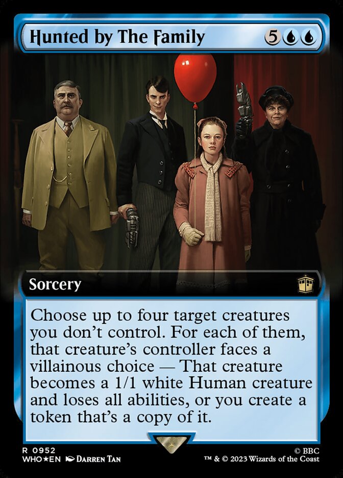 Hunted by The Family (Extended Art) (Surge Foil)
