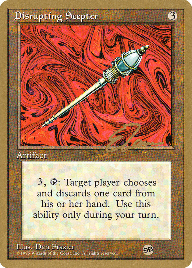 Disrupting Scepter - 1996 Eric Tam (4ED) (SB)