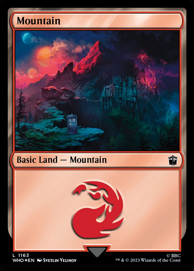 Mountain (1163) (Surge Foil)