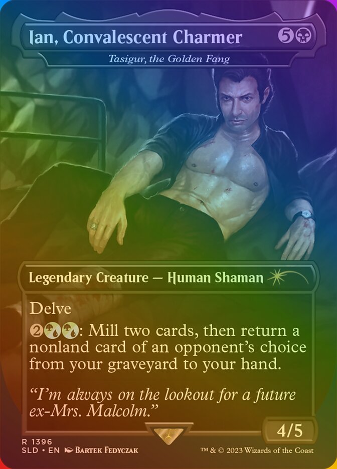 Ian, Convalescent Charmer - Tasigur, the Golden Fang (Rainbow Foil)