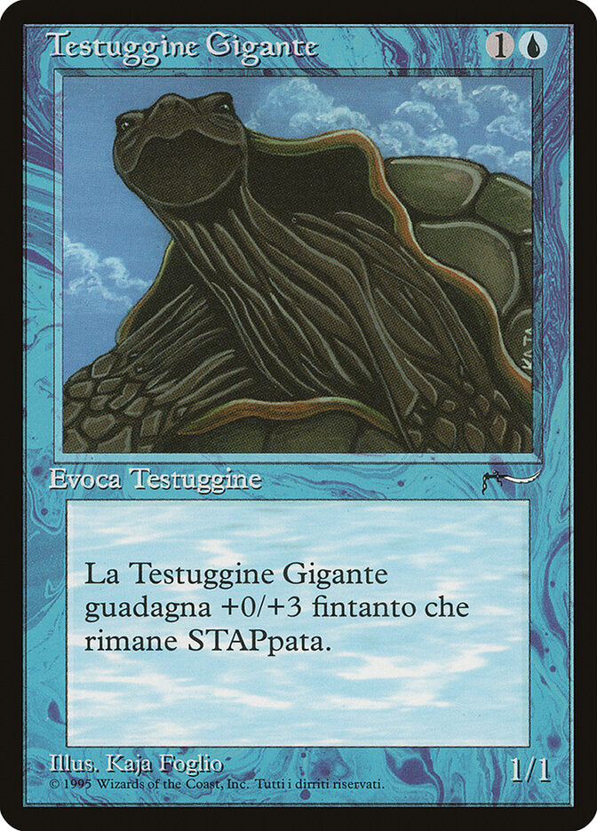Giant Tortoise (Italian) - "Testuggine Gigante"