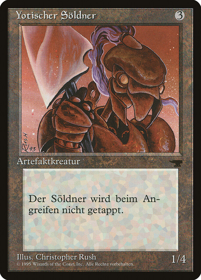 Yotian Soldier (German) - "Yotischer Soldner"