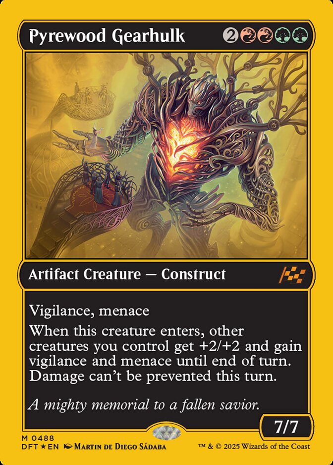 Pyrewood Gearhulk (First-Place Foil)