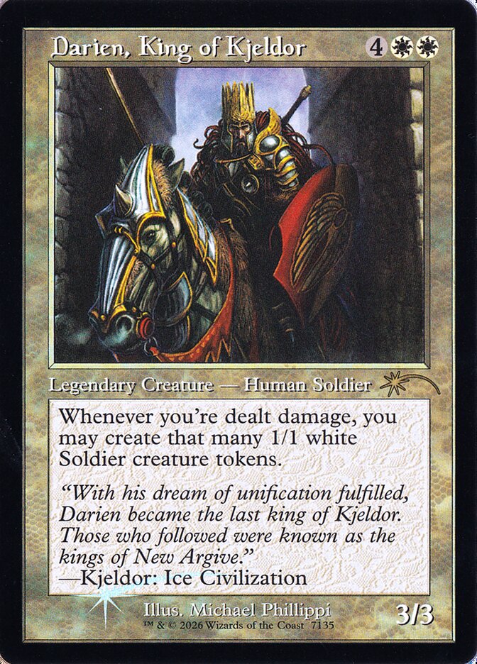 Darien, King of Kjeldor (Retro Frame)