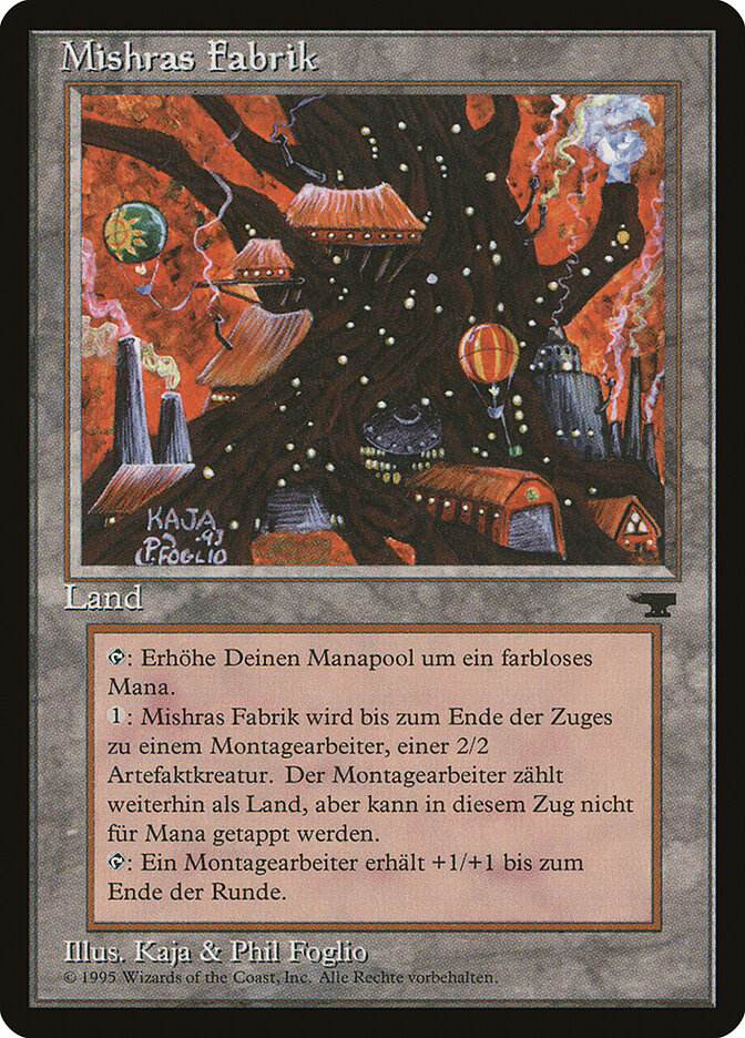 Mishra's Factory (German) - "Mishras Fabrik"