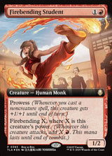 Firebending Student (Extended Art) - Magic: The Gathering