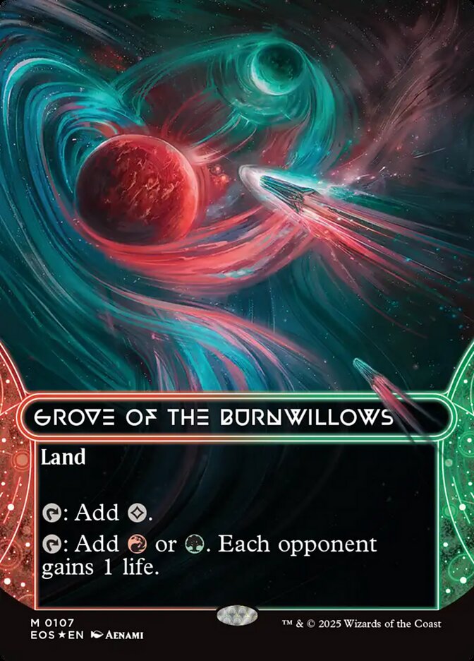 Grove of the Burnwillows (0107) (Borderless) (Galaxy Foil)