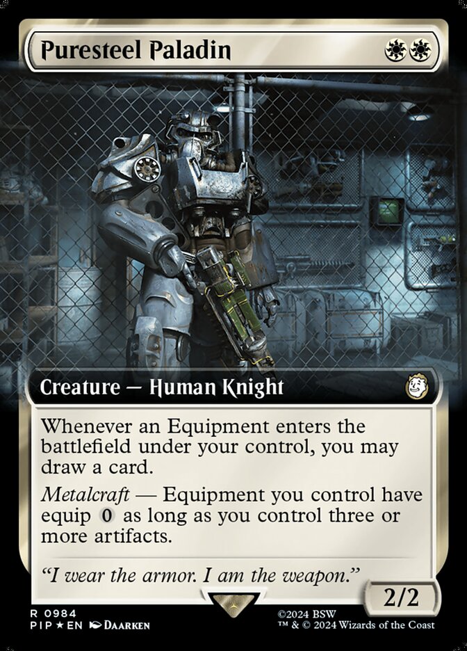 Puresteel Paladin (Extended Art) (Surge Foil)