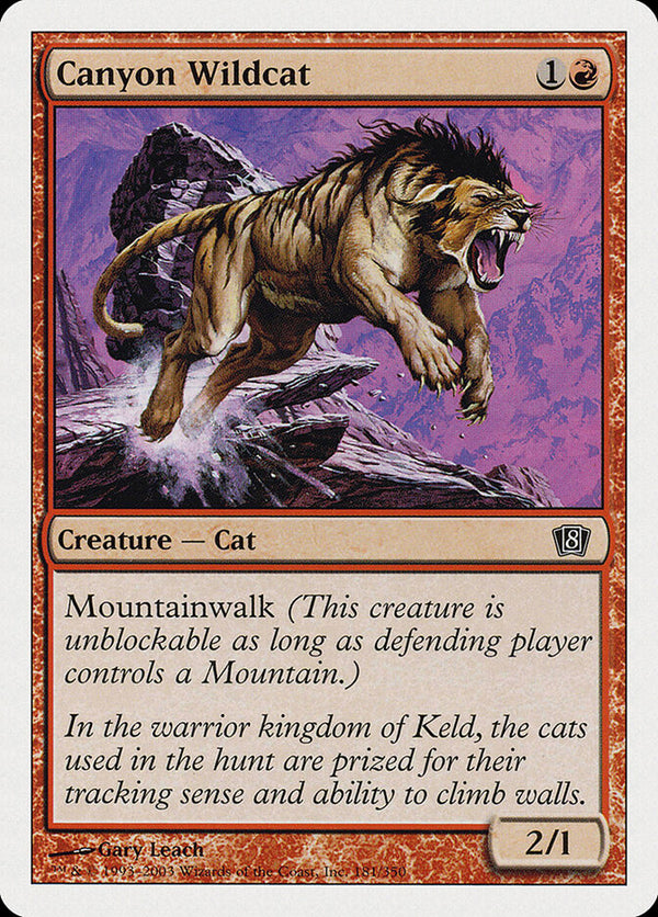 Canyon Wildcat - Magic: The Gathering