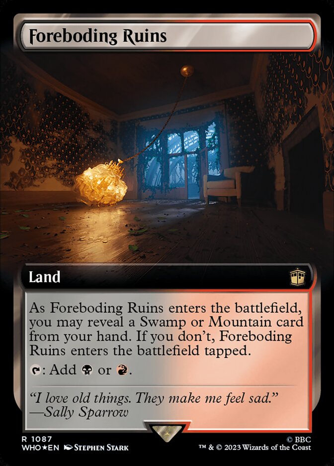 Foreboding Ruins (Extended Art) (Surge Foil)