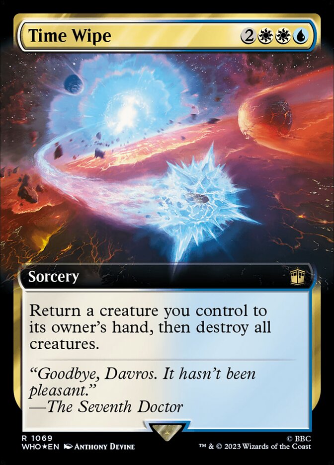 Time Wipe (Extended Art) (Surge Foil)