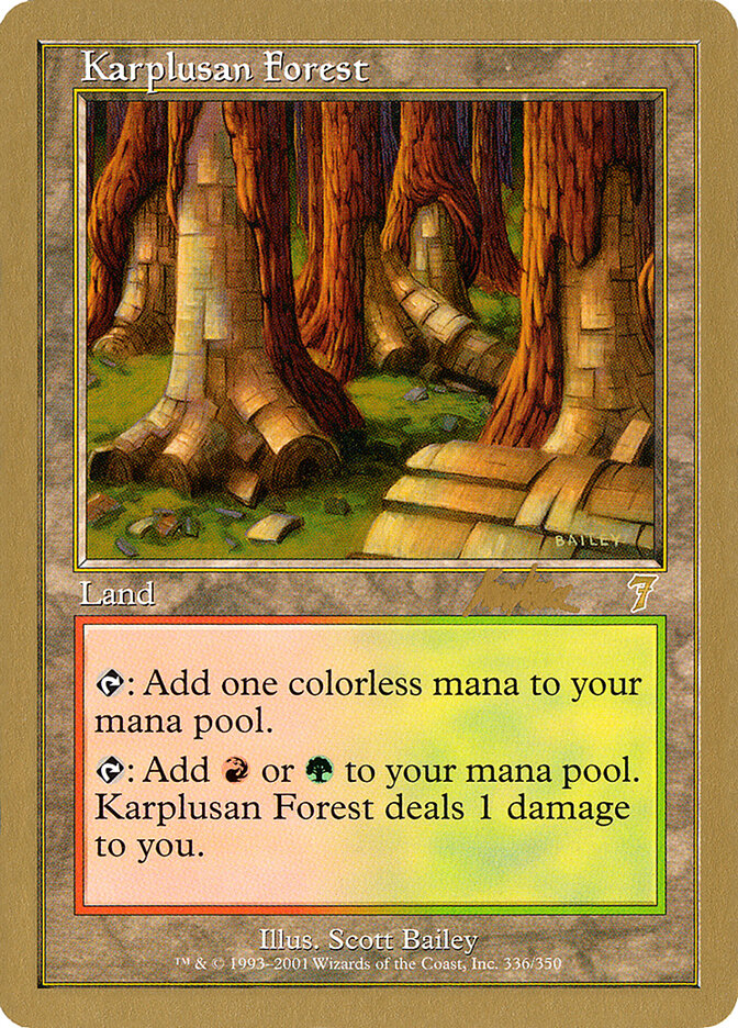 Karplusan Forest - 2002 Brian Kibler (7ED)