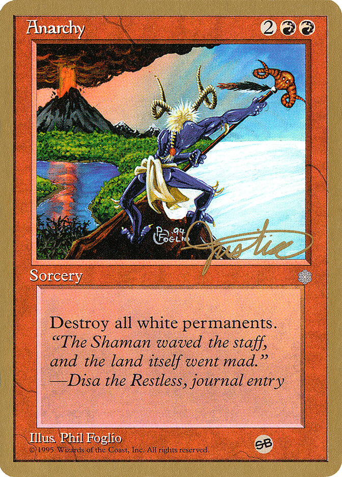 Anarchy - 1996 Mark Justice (ICE) (SB)