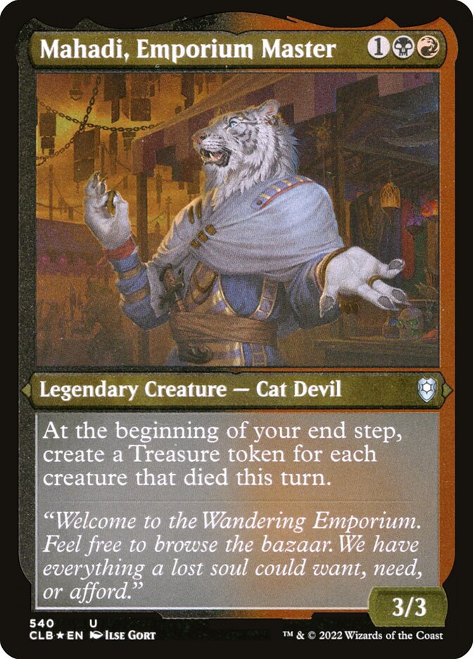 Mahadi, Emporium Master (Foil Etched)