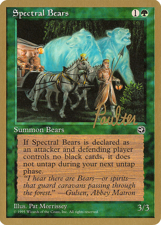 Spectral Bears - 1996 Preston Poulter (HML)
