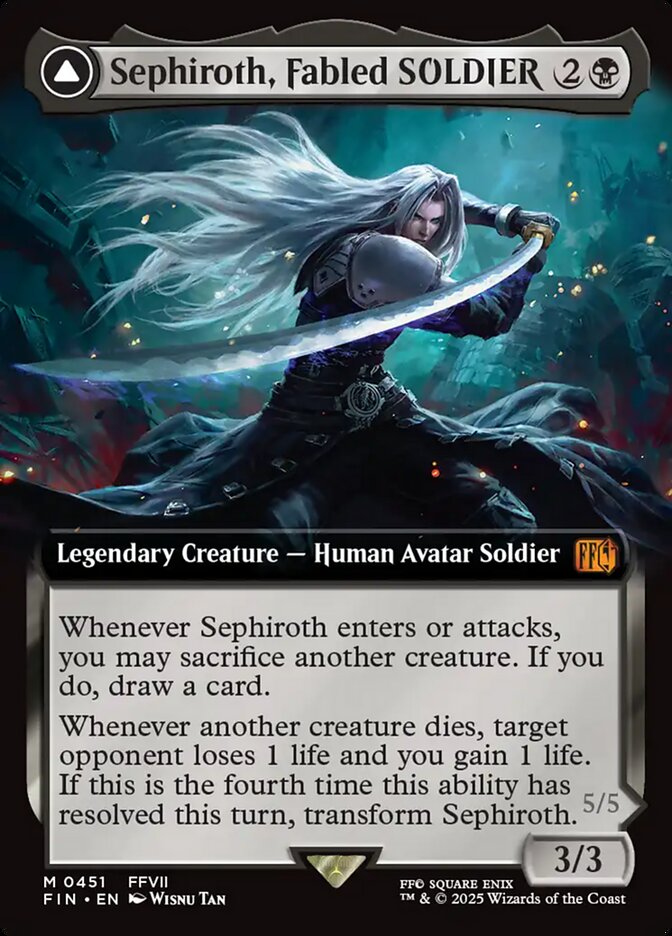 Sephiroth, Fabled SOLDIER (Extended Art)
