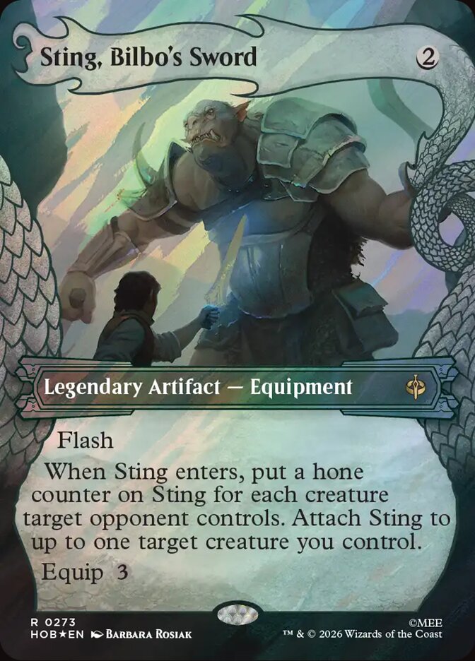 Sting, Bilbo's Sword (Showcase) (Surge Foil)