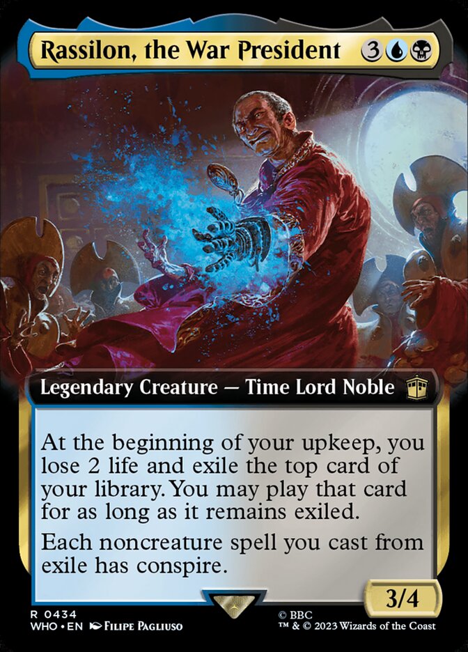 Rassilon, the War President (Extended Art)