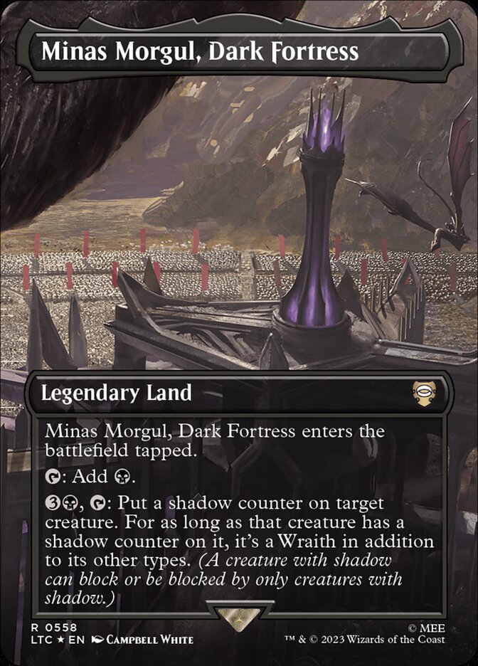 Minas Morgul, Dark Fortress (Borderless) (Surge Foil)