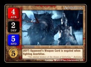 Spartacus: Acerbitas Promo Card